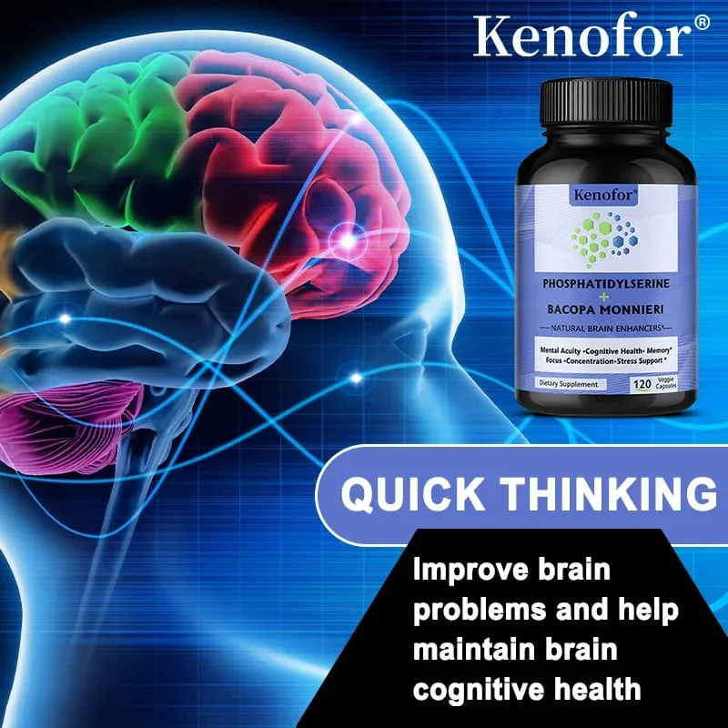 Bổ Sung Phosphatidylserine Cùng Bacopa Monnieri Bổ Não Hỗ Trợ Tư Duy Khỏe Mạnh Trí Nhớ Sáng Tạo — image 2