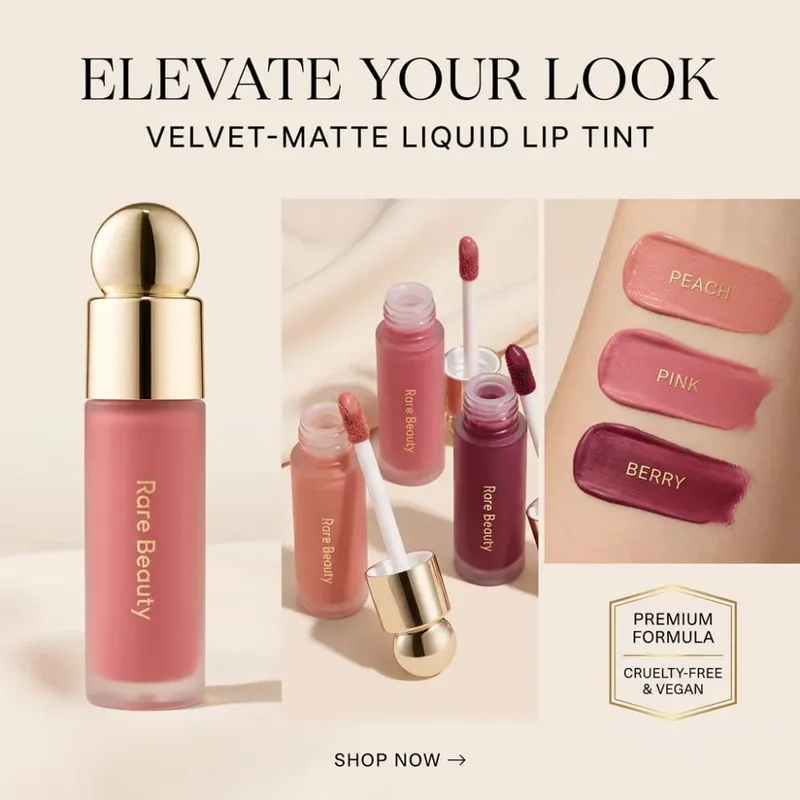 Rare Beauty Soft Pinch Liquid Blush Silky and Glide On Smoothly Long Lasting Plump Makeup Mistake-proof ไม่มีรอยต่อส่งเสริม Lucky — image 4