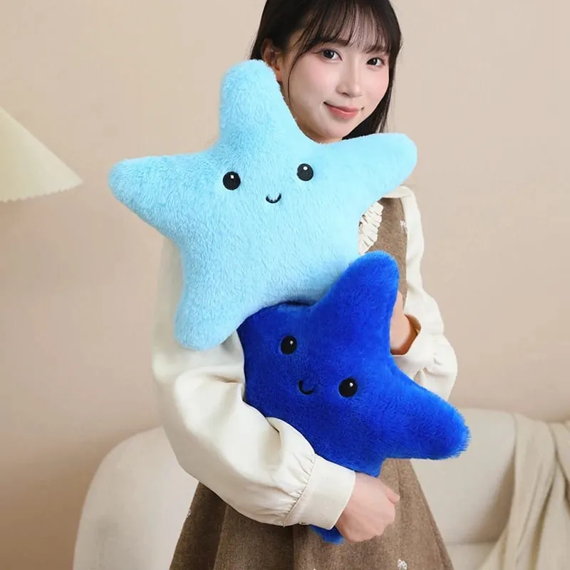 35/40 ซม.ปลาดาว Star Plush หมอนตุ๊กตายิ้ม Happy Sky หมอนที่มีสีสันตกแต่งเบาะสำหรับเก้าอี้โซฟากลับสนับสนุนของขวัญ — image 4