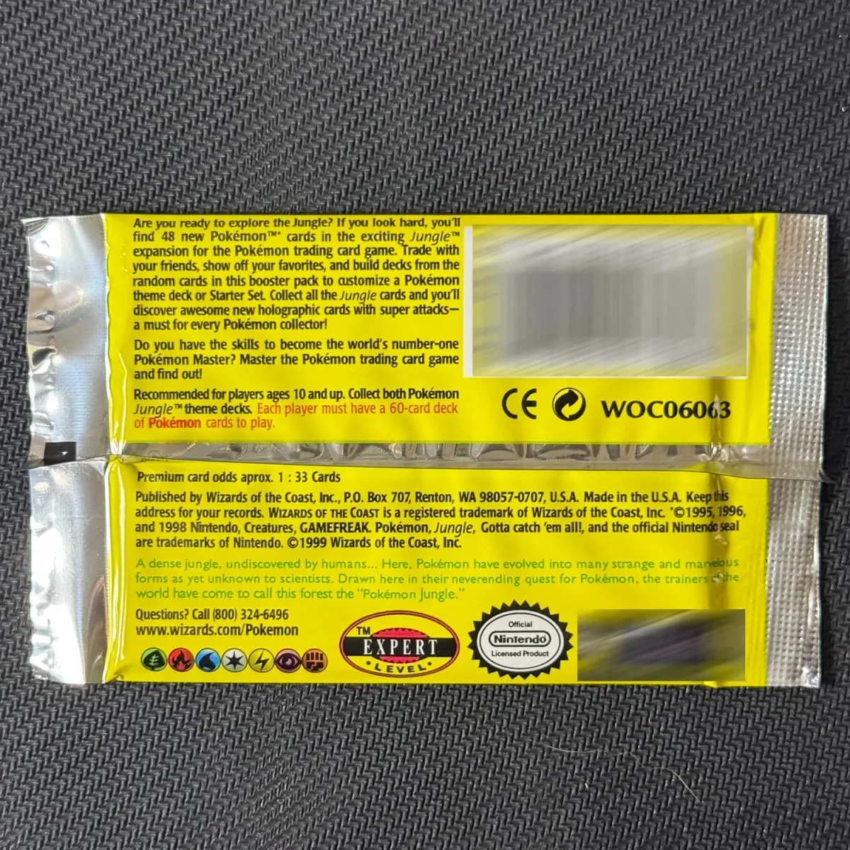 Pokemon Proxy Cards Jungle Booster Pack 1a edizione 11 carte/pacco Flareon Scyther Wigglytuff Borsa TCG Regali di carte — image 2