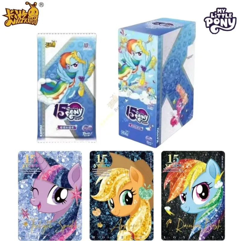 การ์ด My Little Pony ของแท้มิตรภาพตลอดกาล Glorious Moon Pack อัญมณีสีประกายการ์ดสะสมอะนิเมะ — image 1