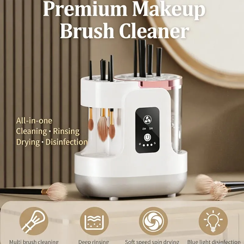 Electric 3 IN 1 Makeup Brush Cleaneing Machine Makeup Brush Dryer Portable Automatic USB Cosmetic Brushes Cleaner Tool — image 5