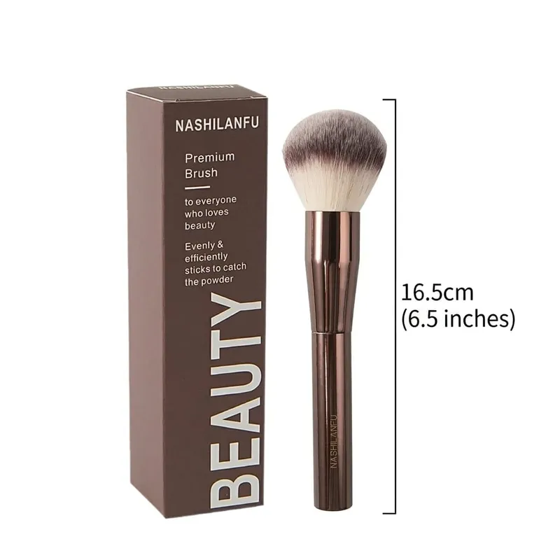 Serie de brochas de maquillaje, base en polvo, corrector, colorete, contorno, sombra de ojos, delineador de ojos, punteado, resaltador, cepillo para esculpir — image 14