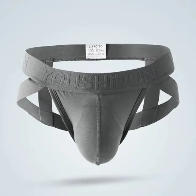1 PCS New Men Sexy Low Rise Panties G-strings Thong Jock Strap Underwear Briefs Convex Pouch Underpants Gays Clothes Lingerie — image 17