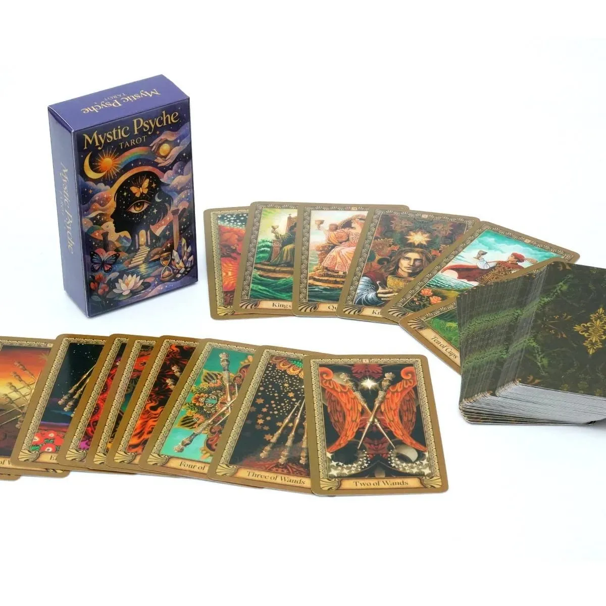 Mystic Psyche Tarot Deck – ชุดการ์ด 78 ใบเพื่อการเติบโตทางจิตวิญญาณภูมิปัญญาที่ใช้งานง่ายและการสำรวจตามแบบฉบับ — image 6