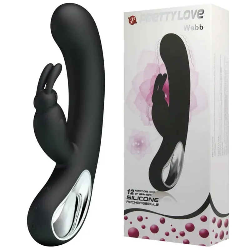 12 Speed G Spot Vibrator USB Rechargeable Powerful Dildo Rabbit Vibrator for Women Clitoris stimulation Massage Adult sex toys — image 9