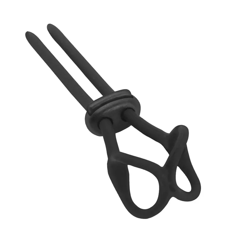 Anello per pene in silicone super morbido Ritardo eiaculazione Palla Scroto Barella Triplo anello per pene Cockring BDSM Giocattoli del sesso per gli uomini — image 16