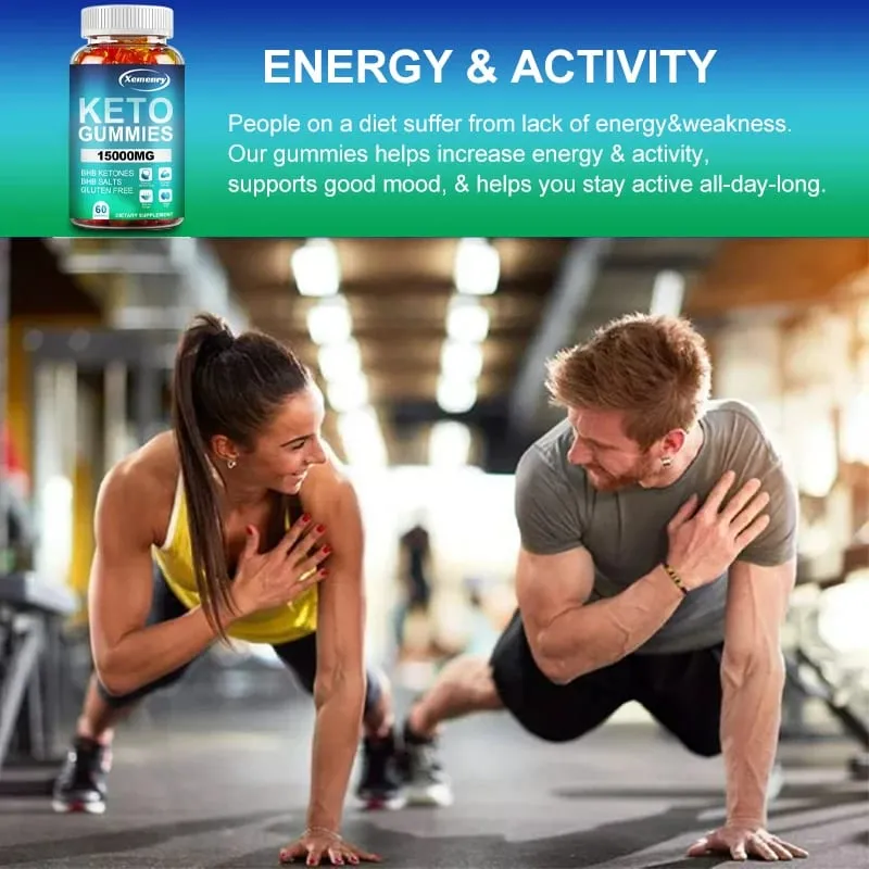 Keto Gummies - Membakar Lemak Pengurusan Berat Mempercepatkan Metabolisme Kesihatan Pencernaan Kawalan Selera Makan — image 7
