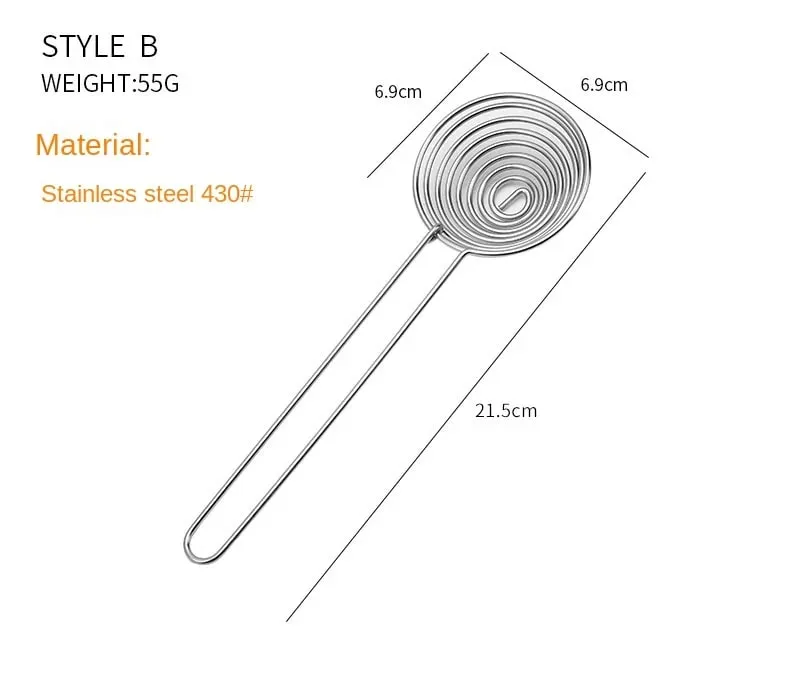 1 Stück Edelstahl-Eiweiß-Separator, kreativer erweiterter Griff, Protein-Eiweiß-Eigelb-Separator, Hot-Pot-Angeln — image 11