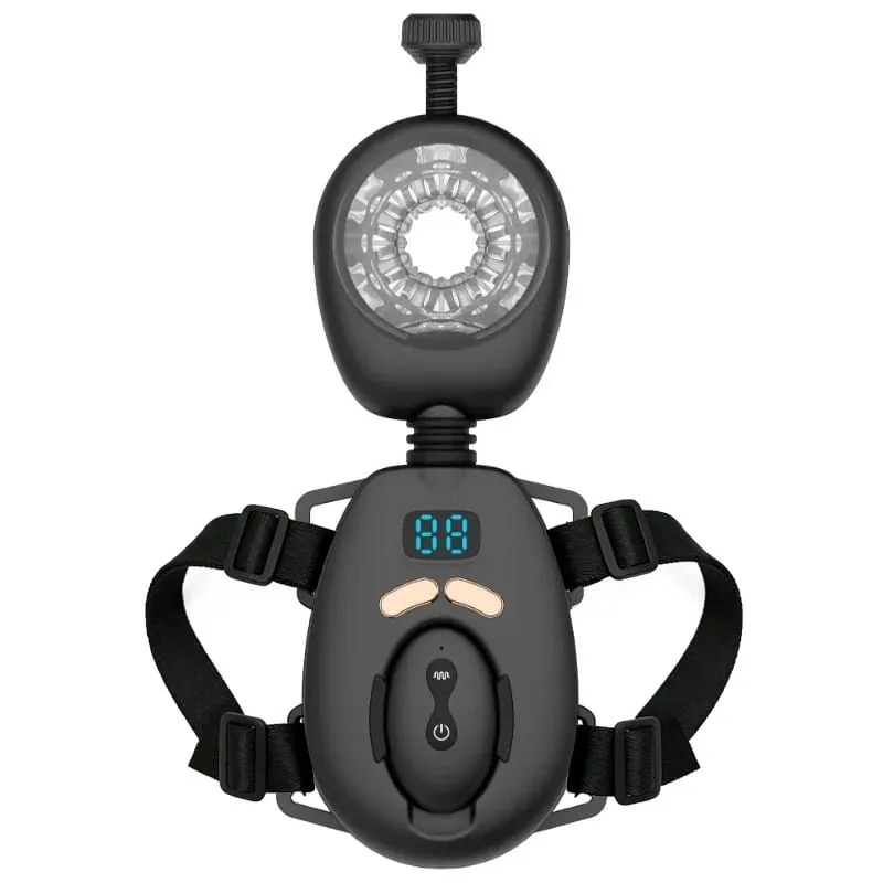 Masturbador masculino de balanço automático, masturbador vibratório de impulso para homens, brinquedo sexual adulto de bolso — image 1