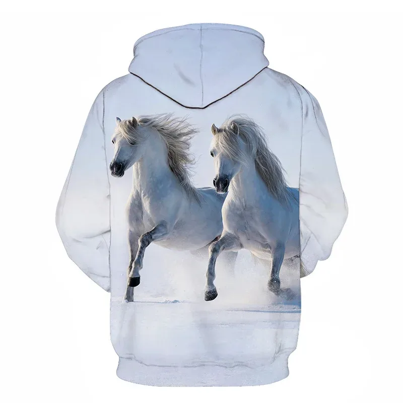 Horse Win Instant Success 3D Print Hoodies Interesting implication Animal Design Men Women Streetwear Pullover Casual Sweatshirt — image 8