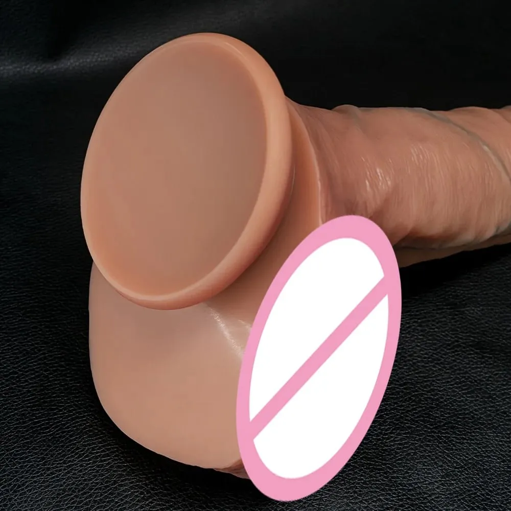 Strap indossabile su vibratori realistici per le donne Stimolazione della vagina del punto G Pene grande Butt Plug Masturbatori anali Prodotti Giocattoli del sesso — image 2