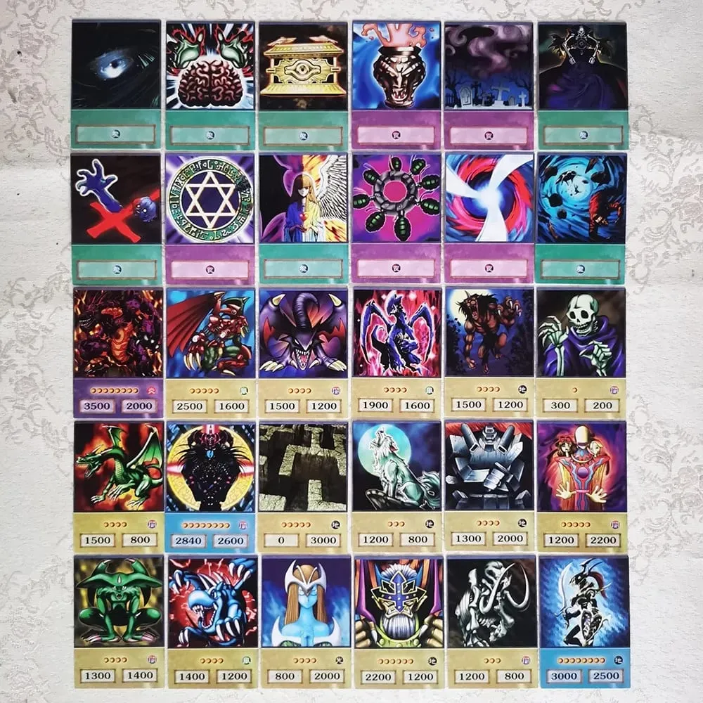 100PCS/KOTAK Yu-Gi-Oh! Duel 63*88 Mm Monsters Blue-Eyes White Dragon Kad E-HERO Yugioh Exodia GX Classical Card — image 4