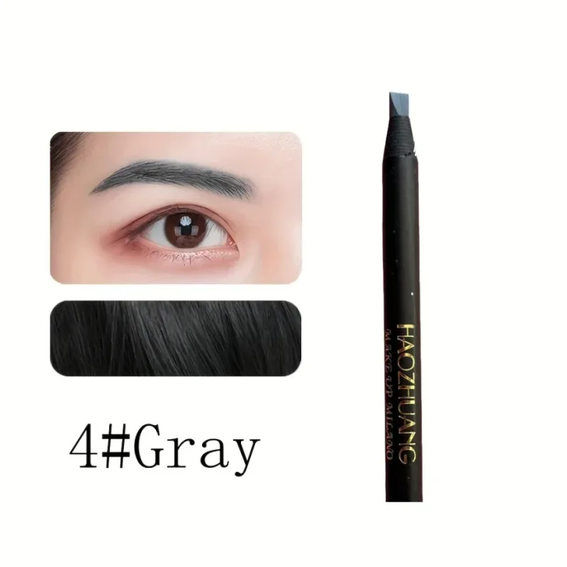 Pull Eyebrow Pencil Black Makeup High Quality Wild Line Eyebrow Pencil Hard Core Flat Head Pen White Waterproof — image 14