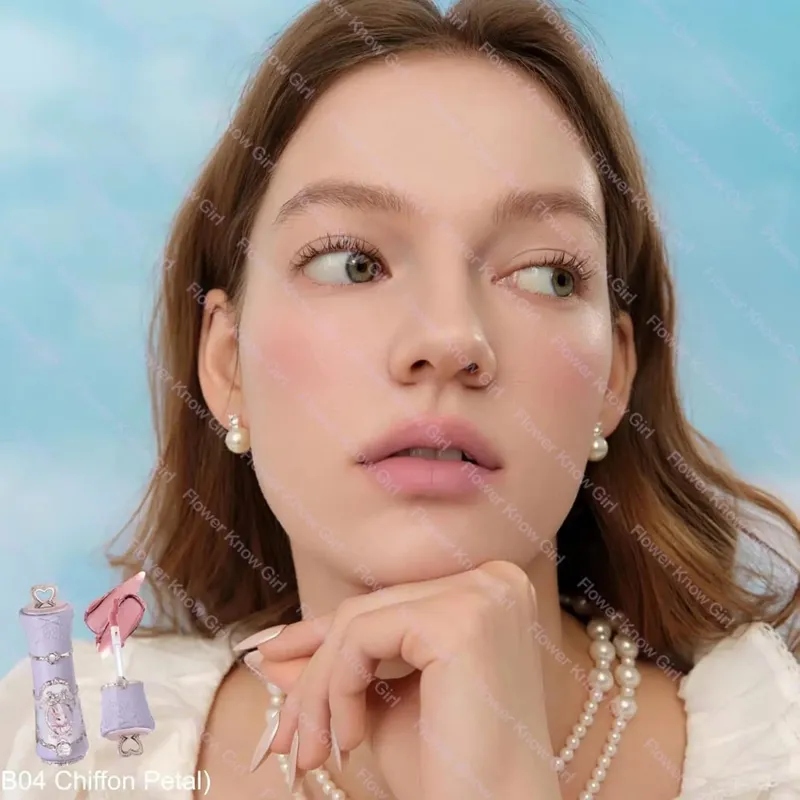 Flower Knows Full Makeup Kit Luxusní dárková krabička Paletka očních stínů Blush Krém na rty Krém na ruce Zrcátko do vlasů Přívěsek taštička s klipem Cute Beauty Cos — image 4