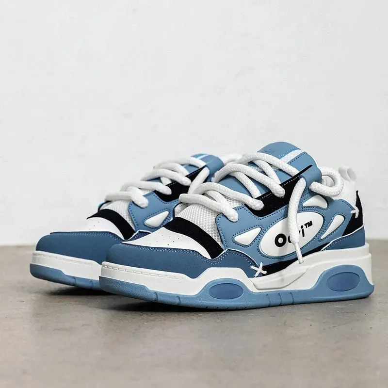 2023 neue Turnschuhe männer Bequeme Low-top Schnürung Plattform Erhöhte Casual Schuhe Outdoor Skateboard Schuhe Turnschuhe für Männer — image 7