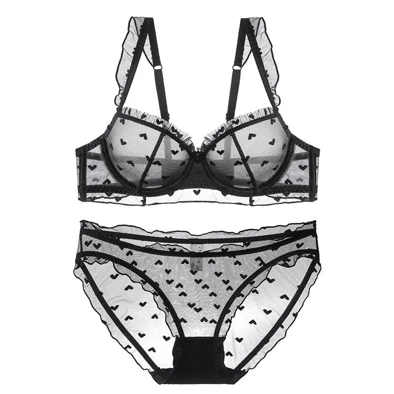 2025 ฤดูร้อน Minimizer Bra Ultra-Thin ไร้สายไม่มีฟองน้ำลูกไม้ Bralette PURE Sensual สนับสนุนหน้าอกใหญ่ SHEER Comfort