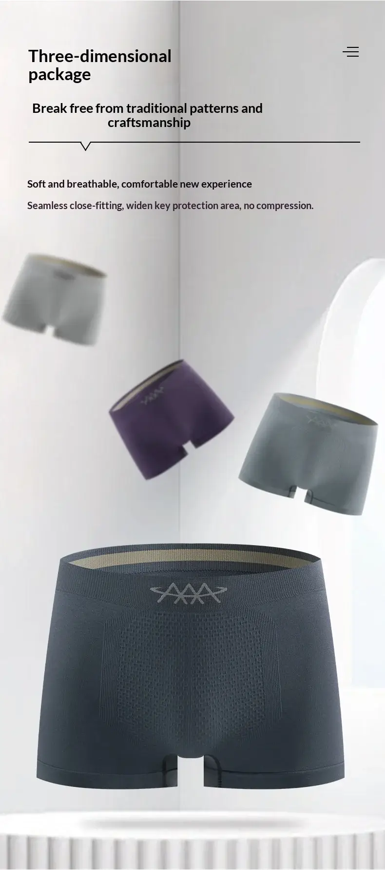 1 stücke Elastische Unterwäsche männer Boxer Shorts Nahtlose Unterhosen Weiche Höschen Sexy Dünne Dessous Gemütliche Feuchtigkeit-wicking Badehose