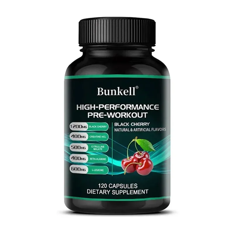 Monohydrate de créatine à la cerise noire - Croissance musculaire - Exercice et remise en forme pour améliorer les performances musculaires — image 9