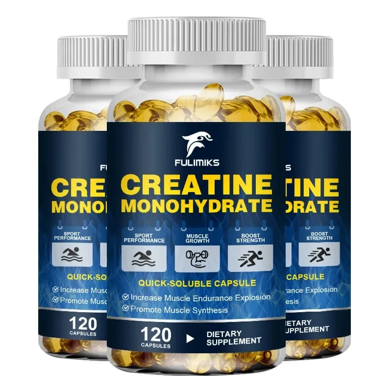 Kapsul Creatine Monohydrat Potensi Tinggi 3000mg Mendukung Pertumbuhan Otot Kinerja Atletik Tingkat Energi & Gym Harian — image 10