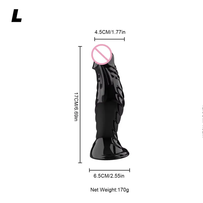 Dildo Kaca Spiral Bening Kristal dengan Dasar Cangkir Hisap Kuat Mainan Seks Vagina Anal Realistis Transparan untuk Pasangan Wanita Pria — image 5