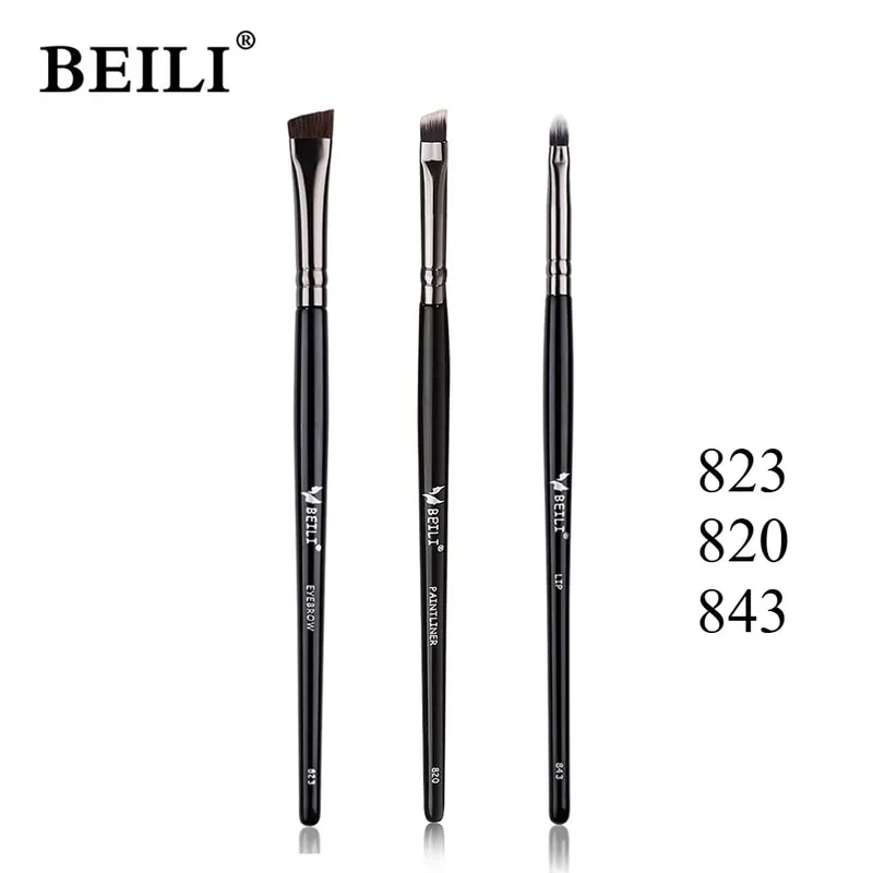Mắt Lông Mềm Phấn Mắt Bộ 9 Món Trang Điểm Mắt Smudge Undercover Eyeliner Blade Chi Tiết Mắt Cọ Trang Điểm Nhỏ — image 8