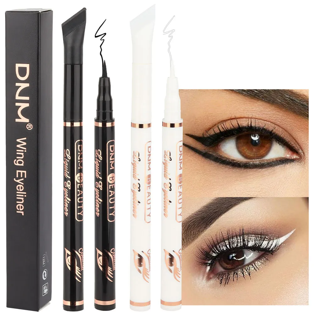 Penna per eyeliner liquido opaco a 12 colori Nero Viola Trucco Impermeabile A rapida asciugatura Liscio Ultra-sottile Eye Liner Suggerimenti per le ali Cosmetico — image 5