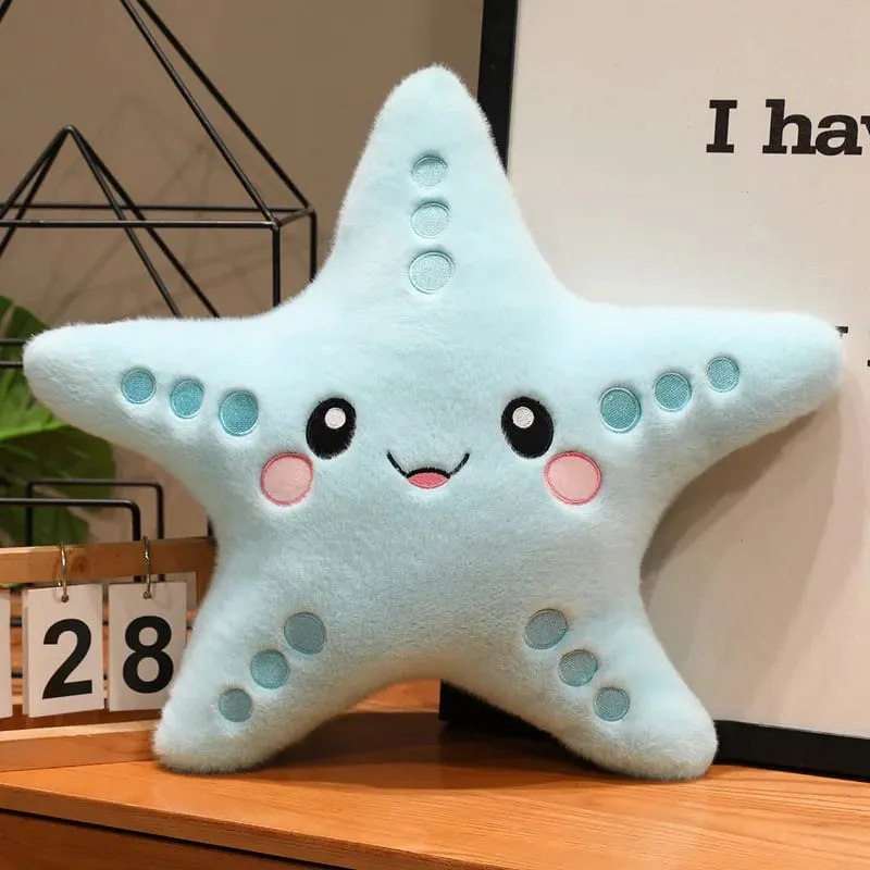 12/43 cm Seestern Stern Plüsch Kissen Gefüllte Lächelnde Ozean Tier Bunte Kissen Sofa Stuhl Dekor Geschenk — image 15