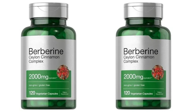 Berberyna Ceylon Cynamon Kompleks 2000 mg Kapsułki wegetariańskie Bez GMO Bezglutenowy codzienny suplement odnowy biologicznej dla dorosłych 120 sztuk — image 8
