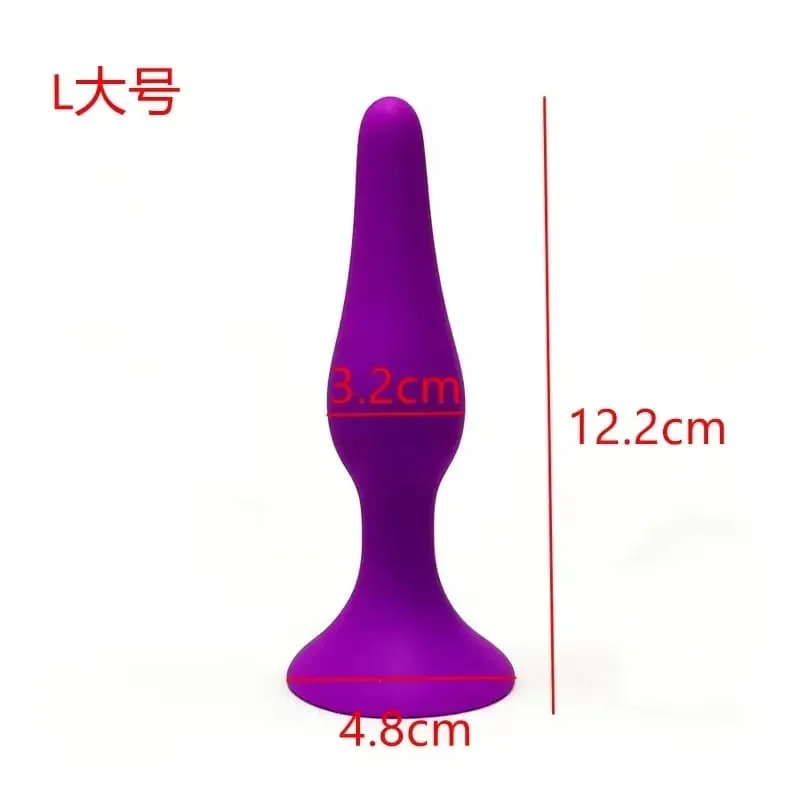 S/L/XL Silikon Anal Plug Butt Plug Anüs Stimülasyonu Prostat Masajı Seks Oyuncakları Kadın Erkek Eşcinsel Anal Dilatör Seks Shop Bdsm — image 10