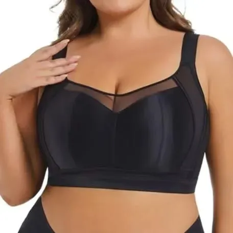 Sutiã minimizador feminino plus size, ultrafino, cobertura total, suporte lateral reunido, sutiã anti-flacidez para busto grande — image 1