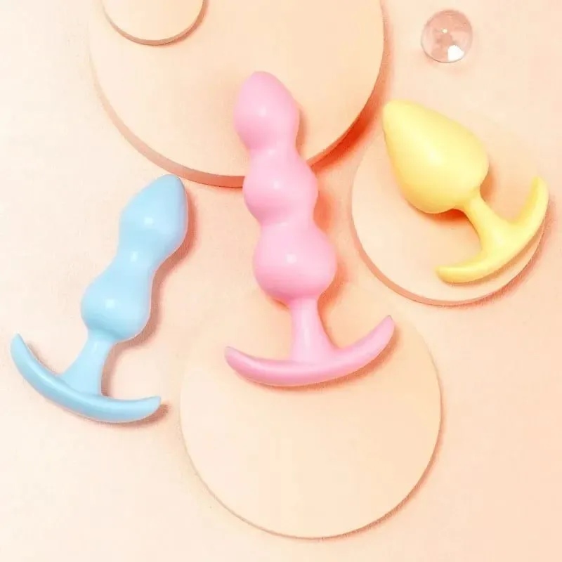 3 Size Anale Plug Siliconen Butt Plug Dildo Masturbatie Vaginale Plug Speeltjes voor Vrouwen Paar Anale Dilatator Speelgoed Volwassen winkel — image 2