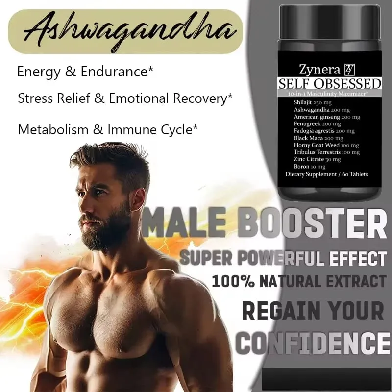 Ashwagandha Shilajit Maca 태블릿 펜은 남성용 보충제 항산화 면역 E-rection 캡슐입니다. — image 3