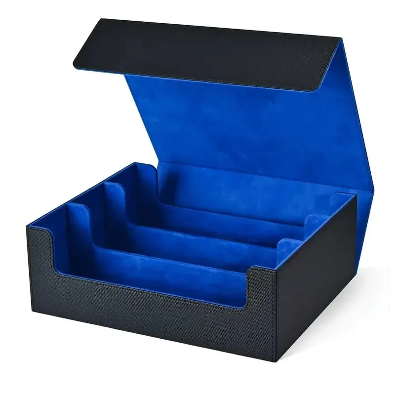 Boîte de rangement pour cartes à collectionner, peut contenir plus de 1800 jeux simples, fermeture magnétique, boîte à cartes en cuir PU, convient aux cartes TCG Yugioh — image 9