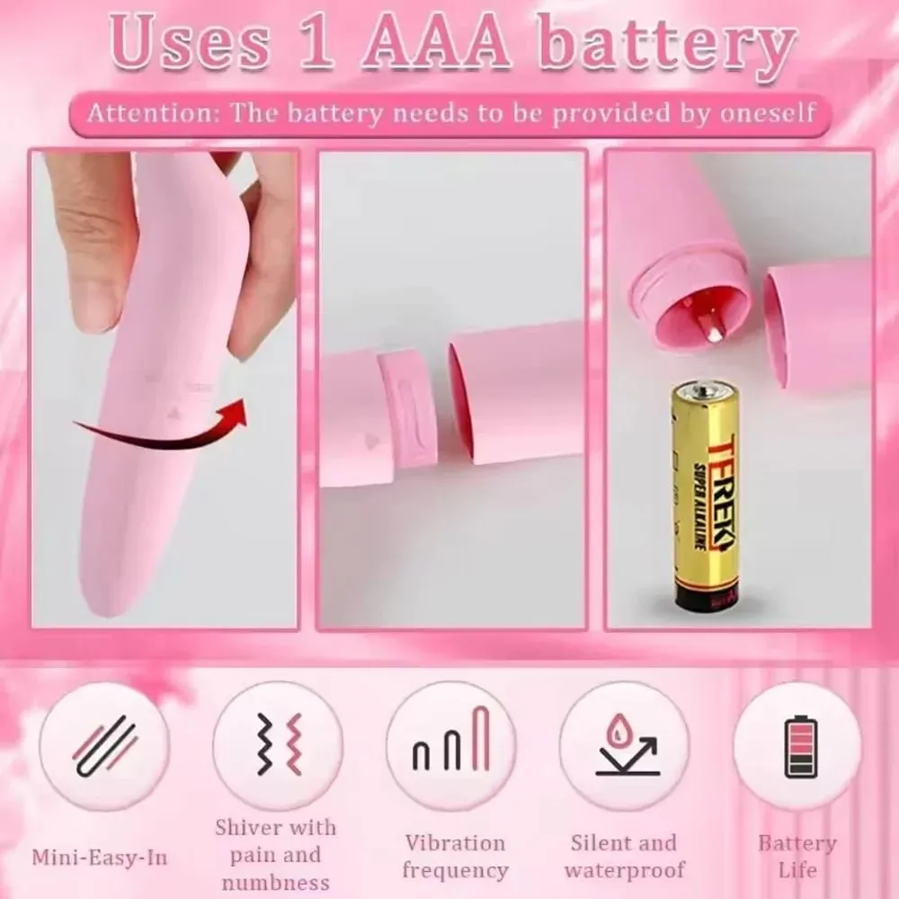 Mini Bullet Vibrator for Women Vagina Stimulator G Spot Clitoris Nipple Vibrating Massager Clitoral Dildo Sex Toys for Couples — image 2