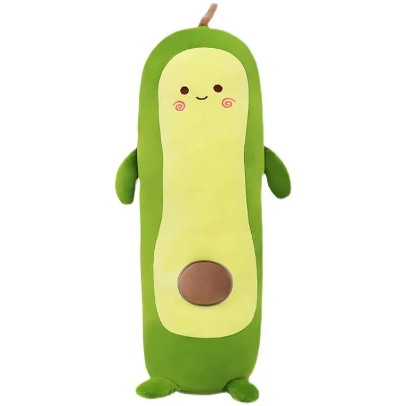 45-55 ซม.น่ารักผลไม้ Avocado หมอน Plush เด็กหมอนนอนขนาดใหญ่ตุ๊กตาตุ๊กตาโซฟาวันหยุดของขวัญ Kawaii Creative