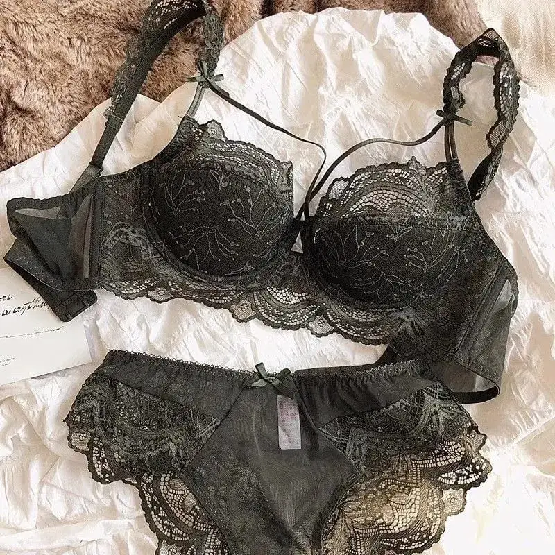 Bralette Renda Dapat Disesuaikan untuk Set Bra Dada Kecil Tali Dapat Dilepas & Bantalan Tipis Kawat Lembut Nyaman Pakaian Dalam Anak Perempuan Muslim — image 2