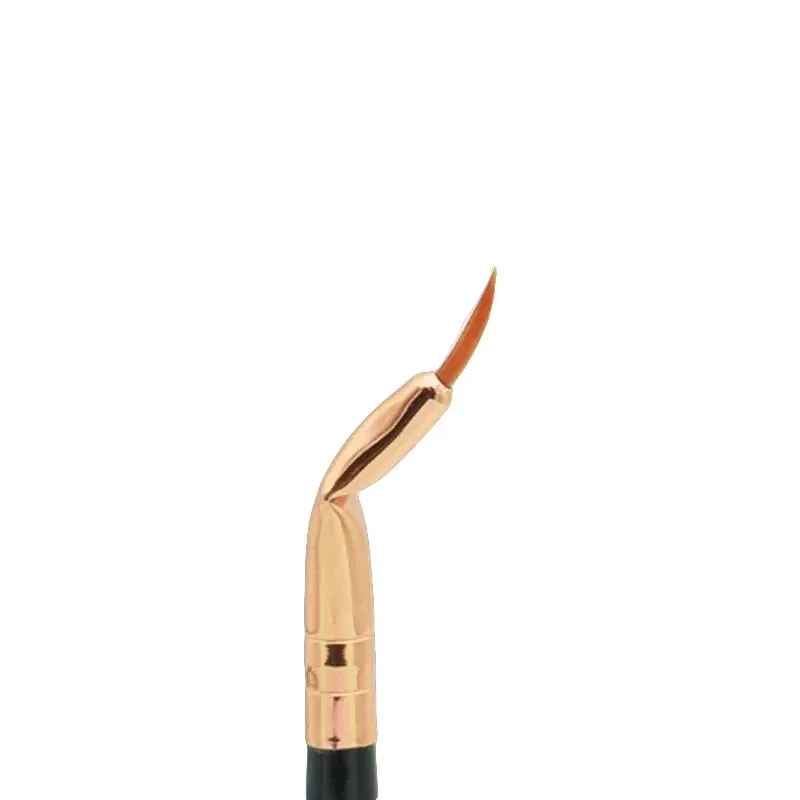 1Pc Bent Liner Makeup Brushes Precision Angled Eyeliner Brush Eyeshadow Eye Brow Tool Detalye Eye Liner Precision Cosmetic Tools