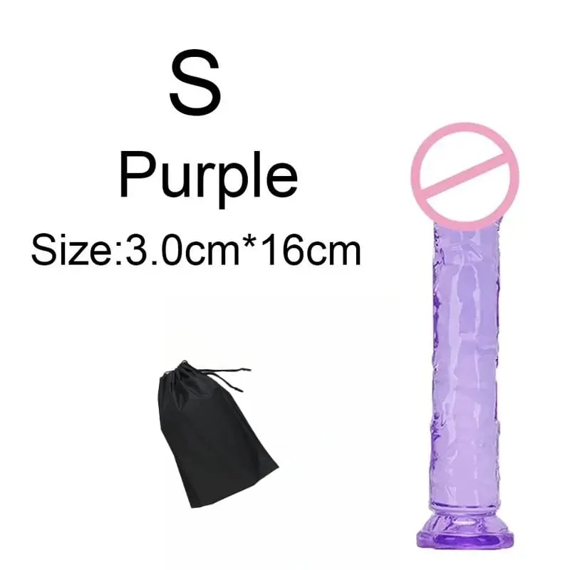 Súper barato, 6 tamaños, consolador de gelatina suave realista, tapón Anal, tapones anales, juguete sexual para adultos para mujeres y hombres, masturbador vaginal y Anal — image 25