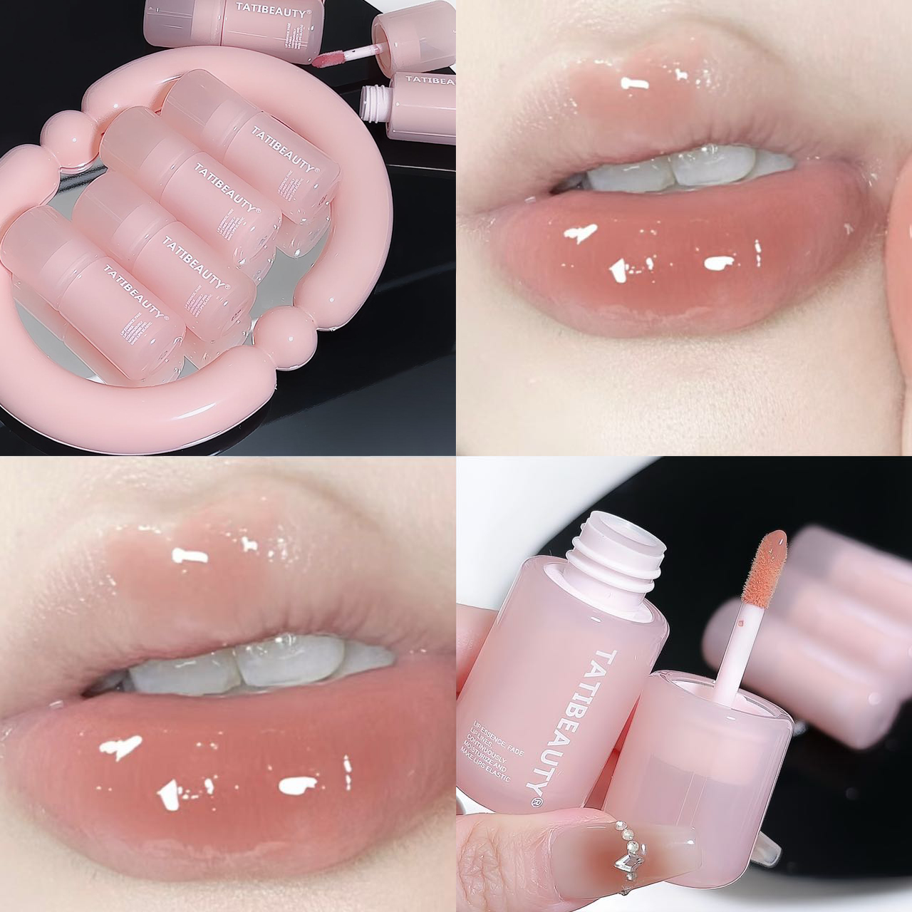 Spiegel Wasser Lip Gloss Kristall Gelee Lippenstift Feuchtigkeitsspendende Plumping Feuchtigkeitsspendende Farbige Lip Tint Lippen Pflege Make-Up Schönheit — image 5
