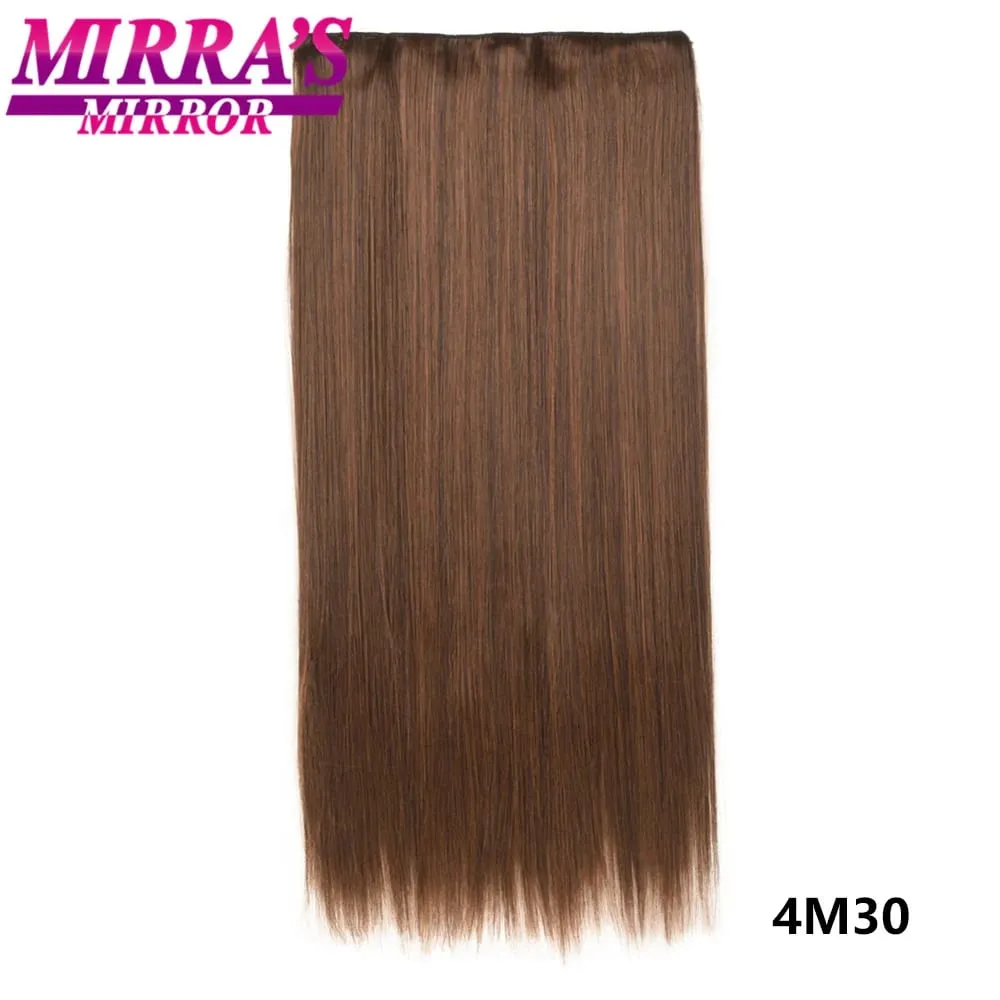 Clip In Hair Extensions With Clips Hairpieces Synthetic Extension False/Fake Hair Blonde Eunice Hair Long Hair Pieces Red Pink — image 63