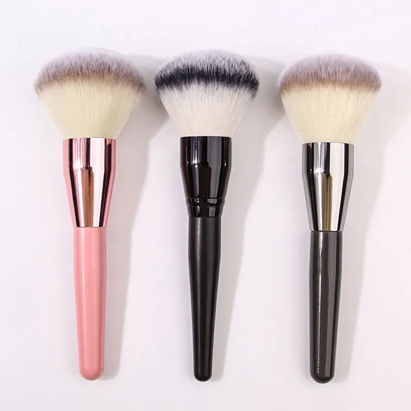 【M】Grand pinceau de maquillage visage joue Contour fard à joues nez fond de teint puissance libre pinceaux de maquillage cosmétique outil poudre Blush brosse — image 3