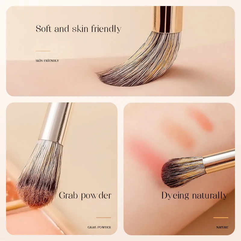 5/8/10/13/15 pçs pincéis de maquiagem profissional conjunto de ferramentas de ouro compõem kits de ferramentas de escova para sombra delineador pincéis cosméticos