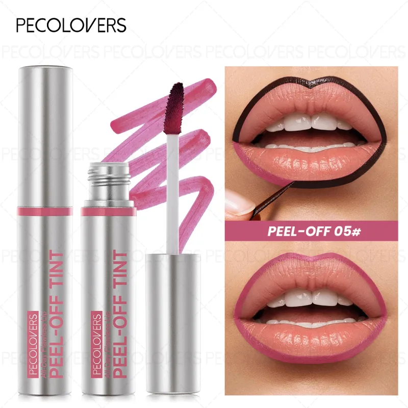 1PC Peel-Off Lip Liner Tattoo กันน้ำยาวนาน Matte Lip Stain Hydrating แต่งหน้า Lip Liner & Gloss — image 9