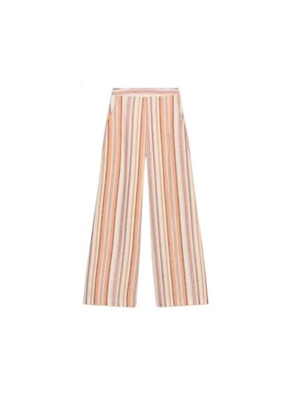 Langärmliges Wickel-Maxikleid mit Leinen-Feeling, vertikalen Streifen, V-Ausschnitt, asymmetrischer Saum, Urlaubskleid, geeignet für den täglichen Gebrauch auf dem Weg zur Arbeit — image 8