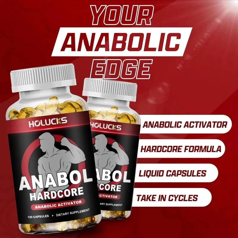 Anabol ฮาร์ดคอร์เสริมการเจริญเติบโตของกล้ามเนื้อสำหรับผู้ชายเพื่อสร้างประสิทธิภาพสูงแบบ Lean หนาแน่น เสริมสร้างการสนับสนุนสุขภาพโดยรวม — image 4