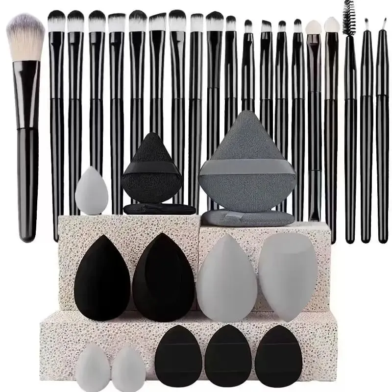 Make-up-Pinsel-Set, hochwertige synthetische Kabuki-Pinsel, Foundation, Concealer, Puder, Rouge, Blending, Gesicht, Lidschatten, Kosmetikpinsel, S — image 11