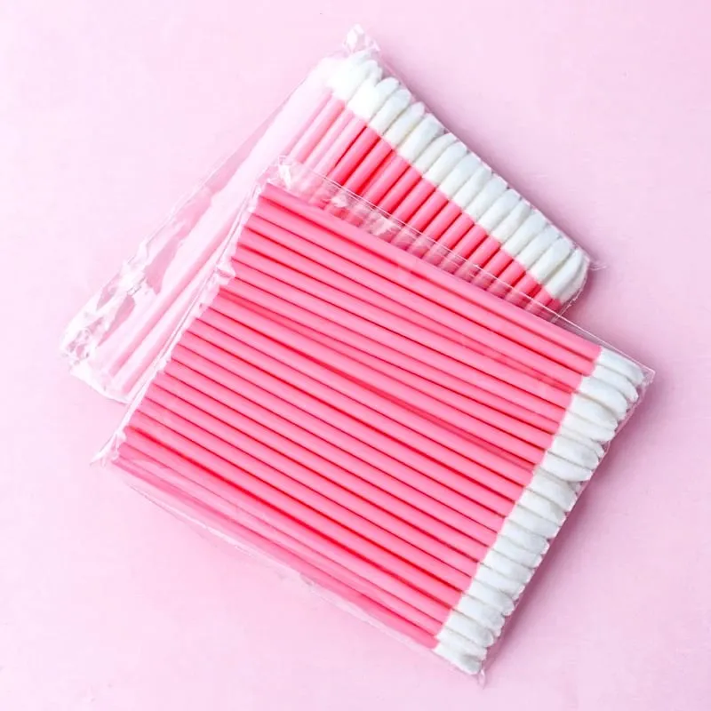 50 PCS 립스틱 브러쉬 애플리케이터 립 브러쉬 화장품 마스카라 완드 메이크업 뷰티 도구 립 글로스 애플리케이터 메이크업 브러쉬 — image 6