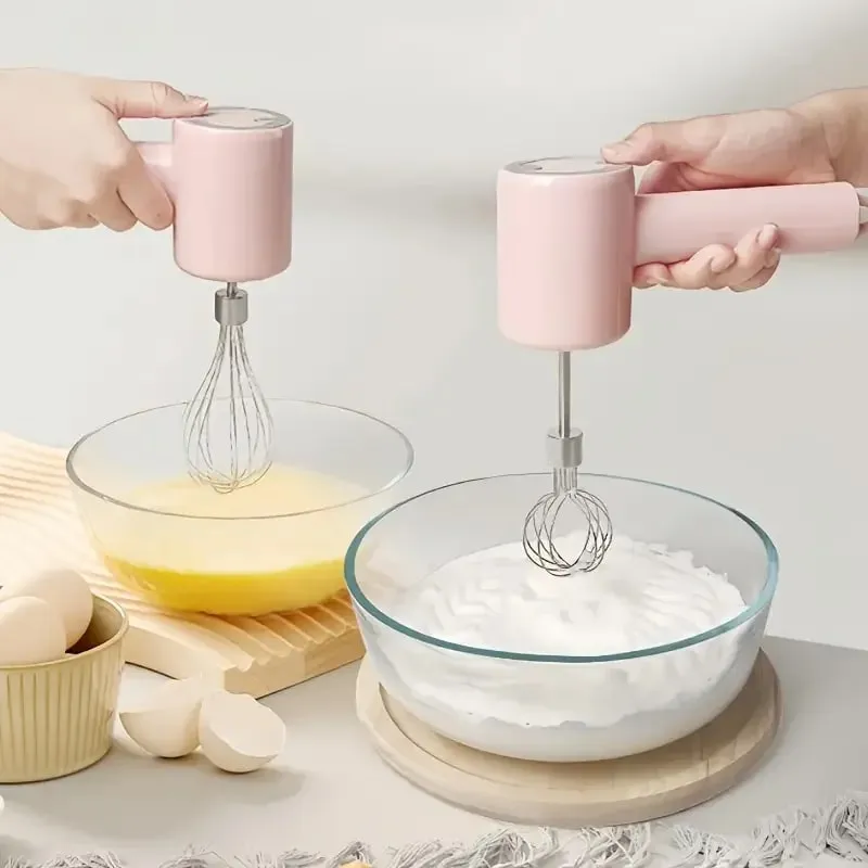 Frullino per le uova in acciaio inossidabile Frusta inossidabile Frusta per palloncini in filo da cucina Frusta per latte Frullino per le uova Miscelatore per uova Sbattitore elettrico a mano — image 6