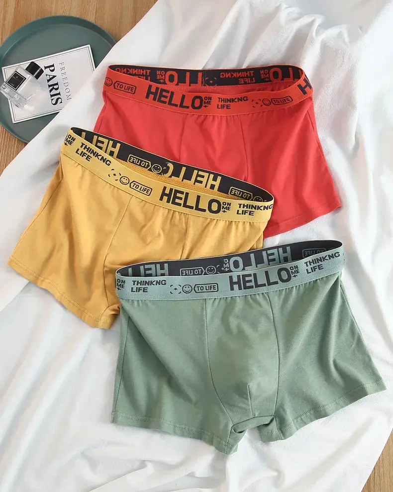 12Pcs Men's underwear Boxer Brief Plus size Cotton Panties Breathable Soft 40-130KG — image 9